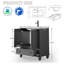  Meuble-lavabo de salle de bain rétro 30 po avec plateau de lavabo, robinet et drain Sharee, Sharee-274890624