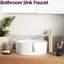 Robinet en or brossé pour lavabo de salle de bain - Grand lavabo monotrou à un trou