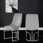 Chaises de salle à manger rembourrées Zular-1225615733-1225615732