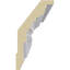 3 7/8"H x 2 1/8"P x 4 3/8"F x 94 1/2"L Alexandria Crown Moulding