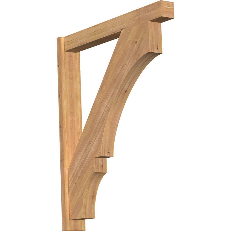 Bloc balboa rustique en bois rustique, P 38 po x H 46 po, Sapin Douglas de 8 po (sciage brut)