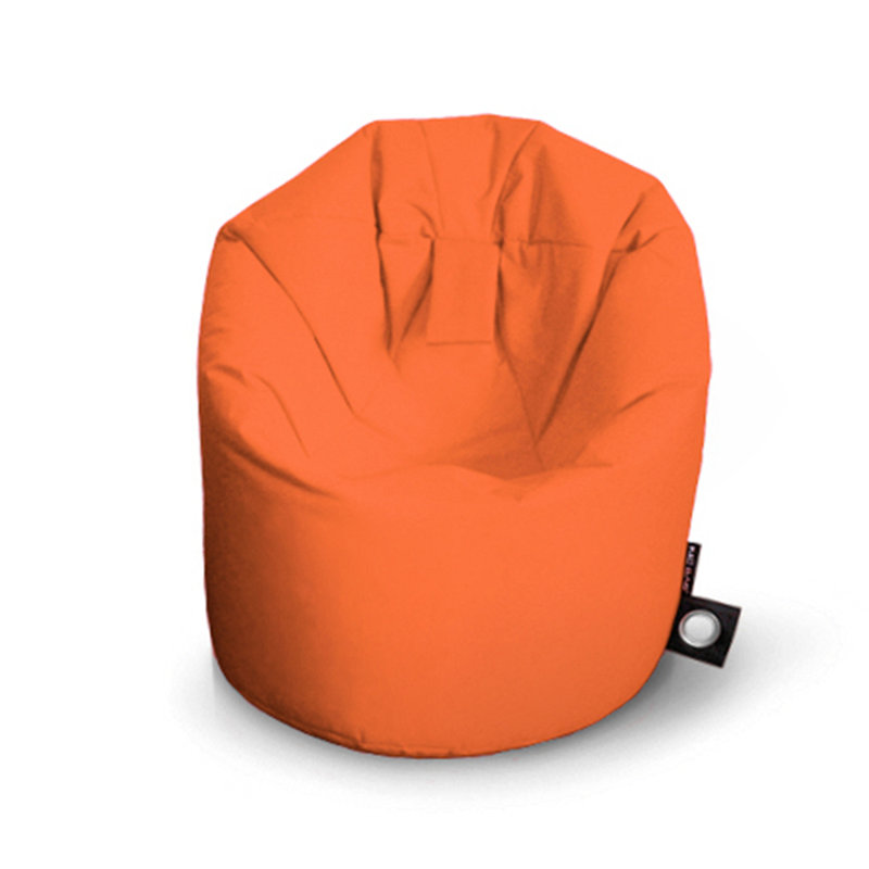 Polyester Outdoor Friendly Refillable Classic Bean Bag, Orange