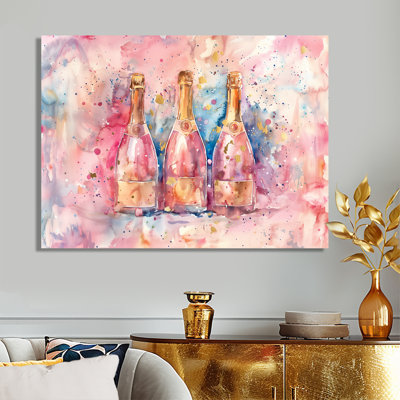 Elegant Champagne Showers I - Champagne Wall Art