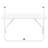 Balcony Table Metal Medium Collapsible Patio Table-1287427961
