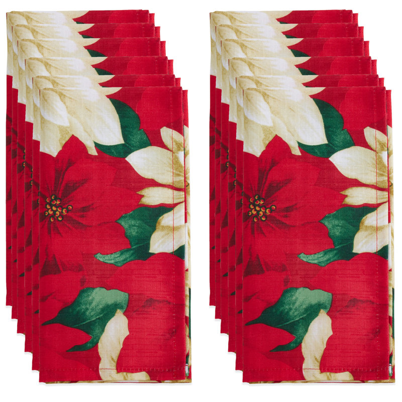 Saver Polyester Floral Square Napkin