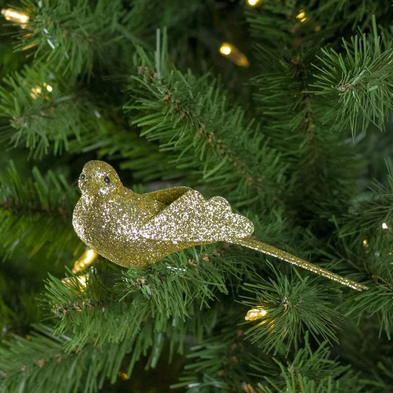 Ornement de Noël à pince 6 po, H 2,5 po x l 1,75 po x P 6 po, Or