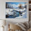 Winter Country Charm Landscape II - Paysages, art mural sur toile