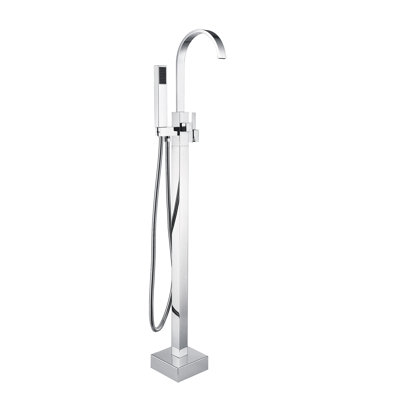 Freestanding Tub Filler with Diverter
