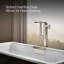 Volute 63 po X 28 3/8 po Baignoire autoportante avec base