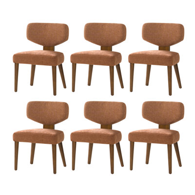 Chaise de salle à manger moderne avec pieds en bois massif Derryclone