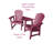Kleinman 2-Chair Dining Table Settee-1351565709