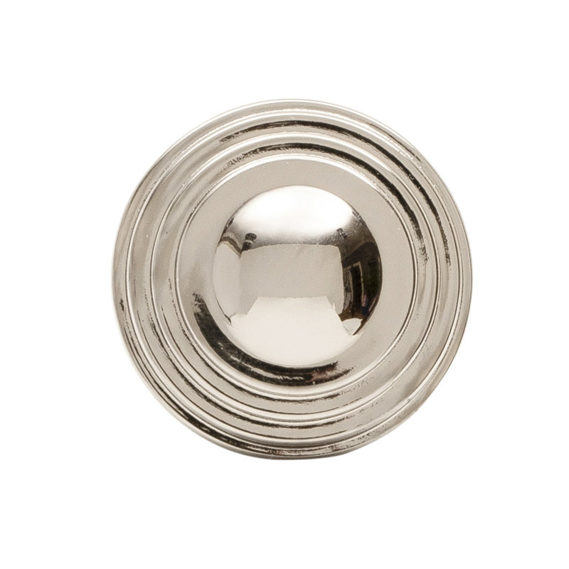 Sinclaire Collection Knob 1-3/8 Inch Diameter, Polished Nickel