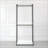 Closet Systems: 111 in. W 3-Tower 7-Shelf Modular White Freestanding Wood+Metal Closet System | White | Wood+Metal-122067745