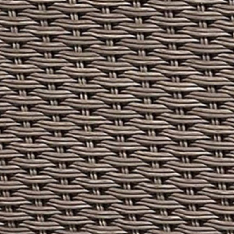 Ensemble de chaises longues d'extérieur en rotin