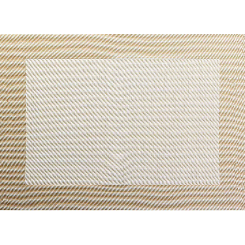 Vinyl Rectangle Placemat Set of 4, Off White