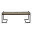 Banc industriel en bois et métal Hopkins-1306235280