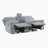 Hemington 84.5" Modern & Contemporary Polished Microfiber Power Recliner with Power Headrests, Wireless Charging, USB Ports and Console.-1611993975