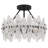 Abigail 4-Light Matte Black Semi-Flush Mount