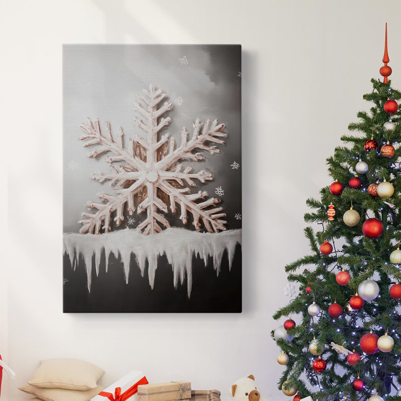 Art des Fêtes de Noël - Toile tendue avec châssis - Série 2-Cxxxix, H 27 po x l 18 po