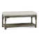 Summer Retreat Wicker Shelf Storage Bench