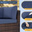 7-Piece Rattan Outdoor Sectional Seating Group with Cushions-1869560885-1869560884