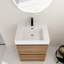 Meuble-lavabo transitionnel 24 po avec lavabo simple, deux tiroirs et style Shaker-678326132