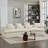 Modular Cushion Sofa Removable Footstool-1857948806