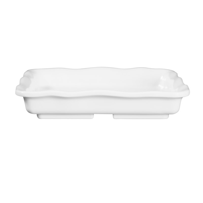 Plateau en mélamine biologique, Noir, H 1,63 po x l 8,63 po x P 8,63 po