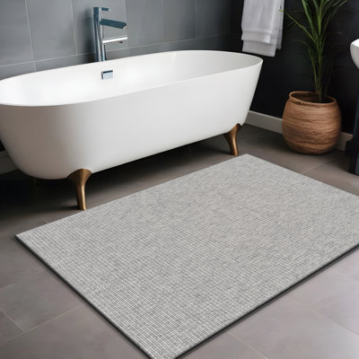 Tapis d'intérieur gris Nadene