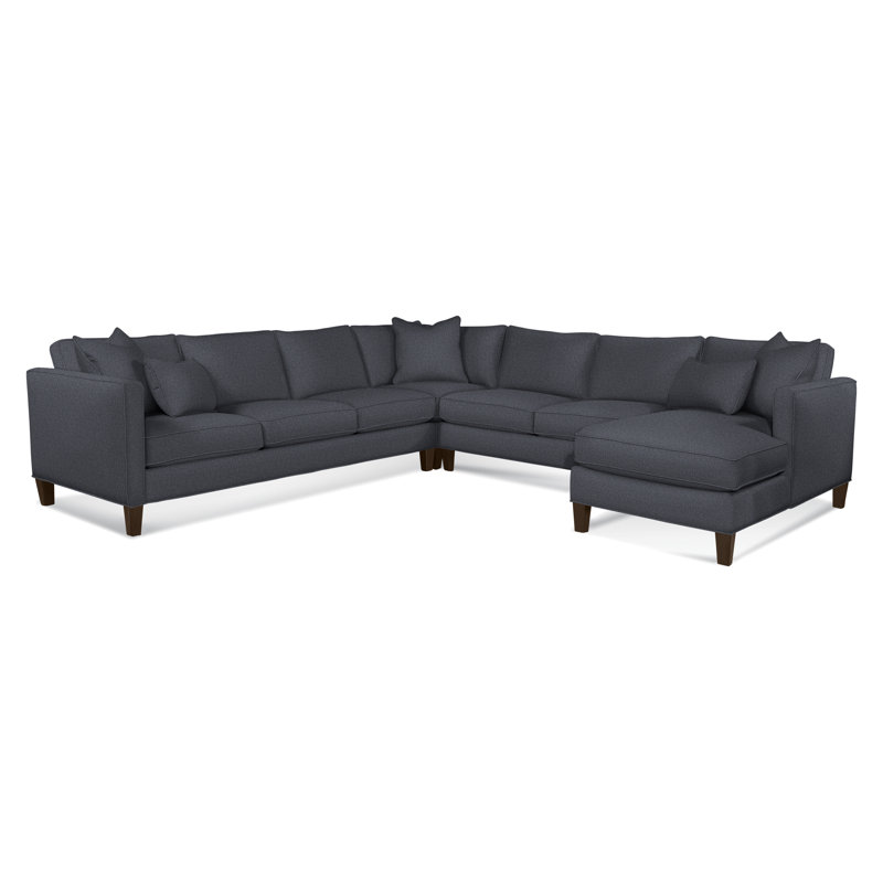 Sectional, Black, Right Hand Facing, Elite Ash; 0321-83