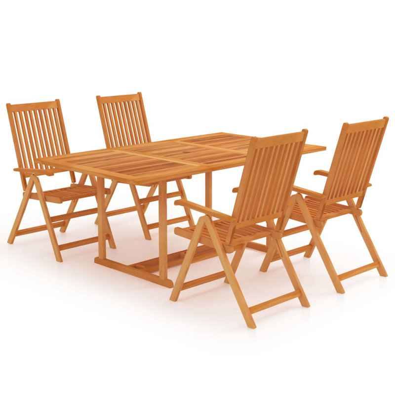 Partee 4 - Person Patio Dining Set with Rectangular Table