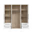 Minija 4 Door Manufactured Wood Wardrobe-2067423563