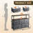 5 Drawer Dresser with Charging Station, TV Stand with Open Shelf and Power Outlet for 45'' TV, Chest of Drawers for Living Room, Closet, Entryway-610510108