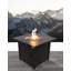 Foyer de table en acier au propane / gaz naturel H 25 po x l 30 po