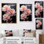 «Charolene Pink Black Mute Pivoines», reproduction sur toile-2125604676-2125604674