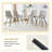 Extendable Dining Table Set With Modern Design And Storage For Home
