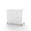 Base de meuble-lavabo moderne 36 po Warner avec tiroirs à fermeture en douceur et pieds en bois massif (lavabo non inclus)