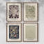 «William Morris XXII», ensemble de 4 reproductions encadrées-598148341-598148342
