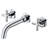 Wall Mounted 2-handle Bathroom Faucet-65462645