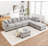 Bennett 7-Piece L-Shaped Sectional Sofa-1910969208