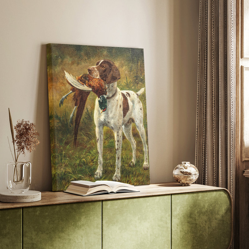 «LXI», reproduction rétro sur toile encadrée, H 28 po x l 19 po