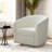 Chenille Upholstered Swivel Accent Chair -151578944