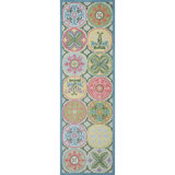 Mosaic Tiles Handmade Hand Tufted Wool Pastel Rug