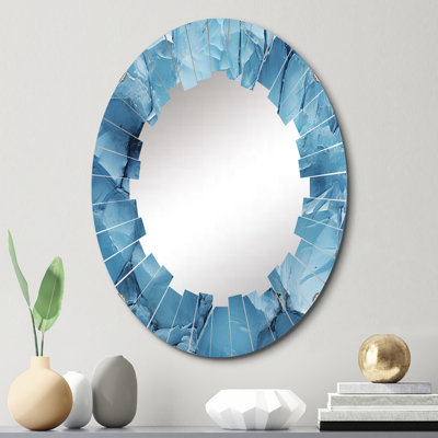 Nauja - Miroir mural moderne ovale