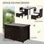 Aarolyn 2 Seater Rattan Cube Garden Furniture Set, Rattan Dining Set with Cushions-20590087
