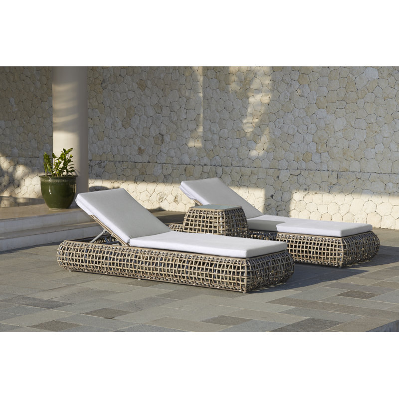 Dynasty Outdoor Chaise Lounge, Canvas Canvas Sunbrella® Canvas