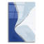 «Retro Abstract 3 Blue» par Danhui Nai, art mural en verre acrylique-1062614964
