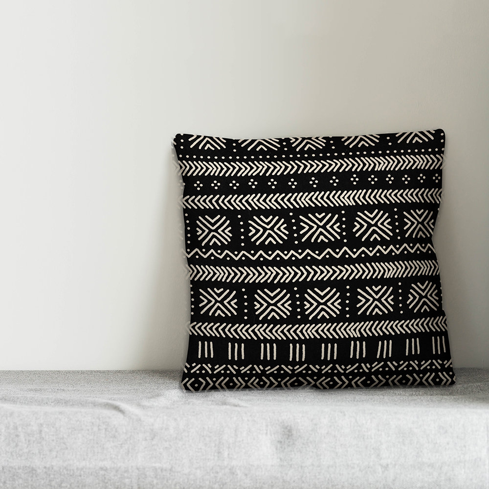 Mudcloth Reversible Throw Pillow Designs Direct Creative Group