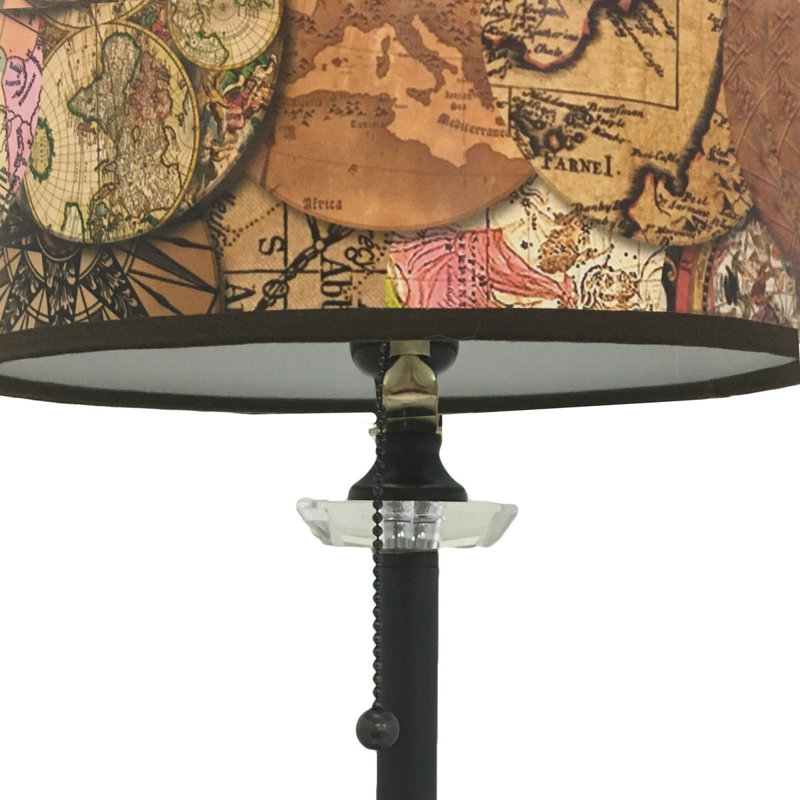 Ensemble de lampe buffet 28" crystal Bettencourt, Bronze