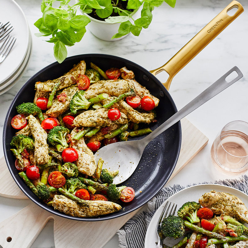 GreenPan Reserve Hard Anodized Healthy Ceramic Nonstick 10 Piece Cookware Set